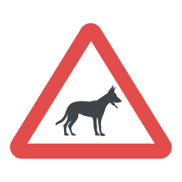 Beware of Dog  Icon