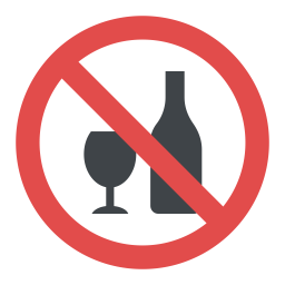 Alcohol banned  Icon