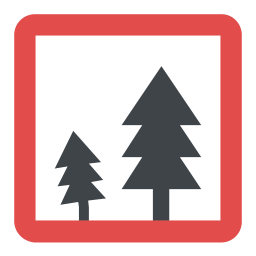 Forest Sign  Icon