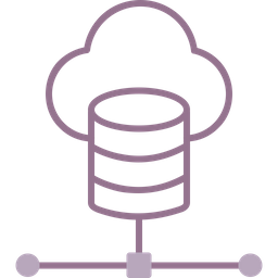 Cloud database  Icon