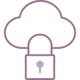 Cloud lock  Icon