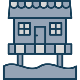 Beach hut  Icon