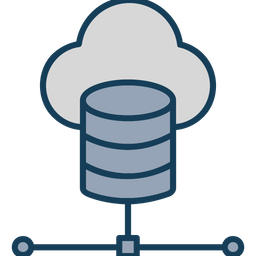 Cloud Database  Icon