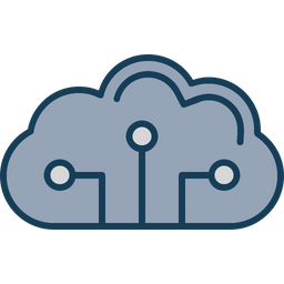 Cloud circuit  Icon