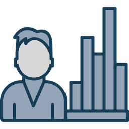 Analytics person  Icon