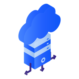 Cloud database  Icon