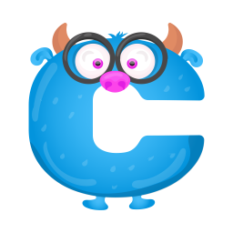 Cartoon C Monster  Icon