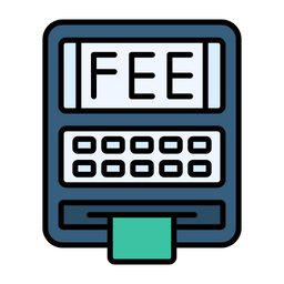 - atm fees  Icon