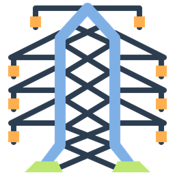 Torre elétrica  Ícone