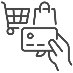 Contactless shopping  Icon