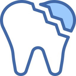 Broken tooth  Icon