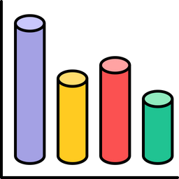 Gráfico de barras  Ícone