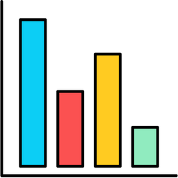 Gráfico de barras  Ícone