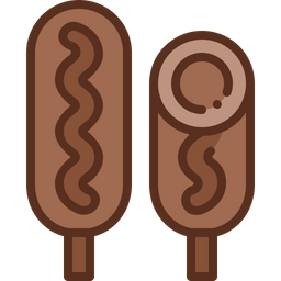 Corn dog  Icon