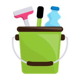 Cleaning bucket  Icon