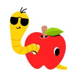 Apple Worm  Icon