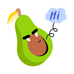 Avocado Emoji  Icon