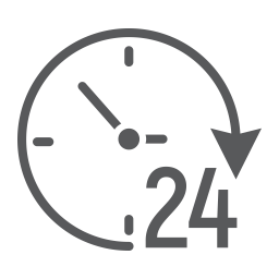 24 hour service  Icon