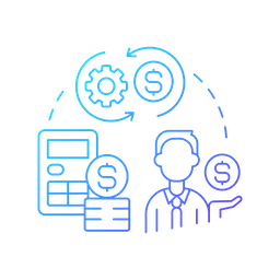 Articulate organizational costs  Icon