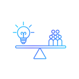 Business people and light bulb  Icon