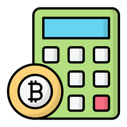 Bitcoin Calculation  Icon