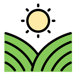 Field landscape  Icon