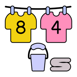 Drying clothes  Icon