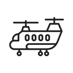 Helicóptero del ejército  Icono