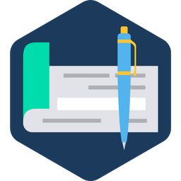 Cheque Sign  Icon