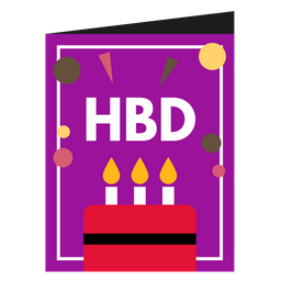 Birthday Card  Icon