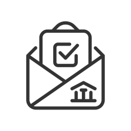 Checkmark and envelope  Icon