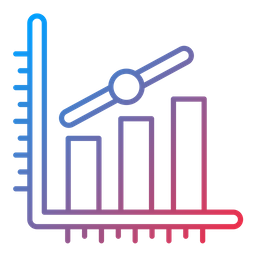Gráfico de barras  Ícone