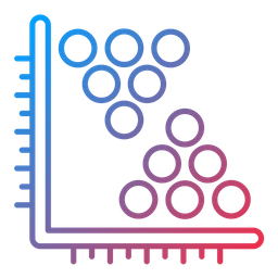 Análise de agrupamento  Ícone