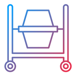 Misturador de concreto  Ícone