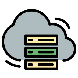 Cloud Database  Icon