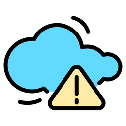 Cloud Alert  Icon