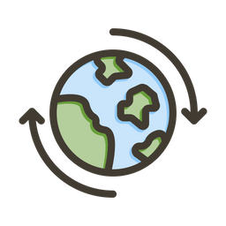 Earth rotation  Icon