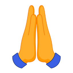 Folded hands  Icon