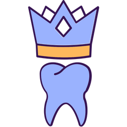 Crown with teeth  Icon