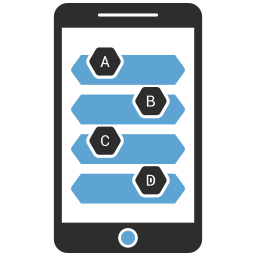 Mobile chatting  Icon