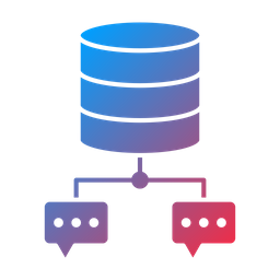 Bate-papo de banco de dados  Ícone