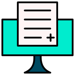 Computer Forms  Icon