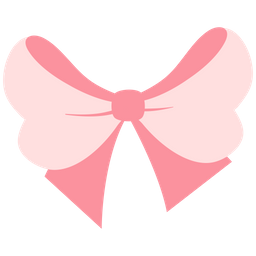 Cute pink bow  Icon