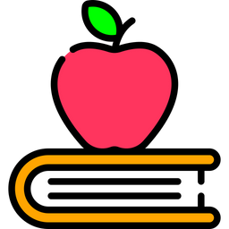 Apple and Book  Icon