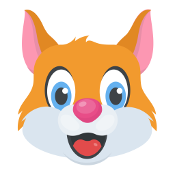 Cartoon Cat Face  Icon