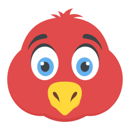 Cartoon Bird  Icon