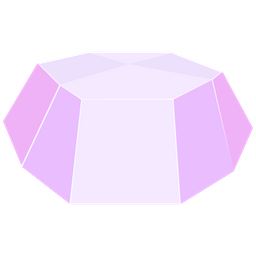 Diamante lilás  Ícone