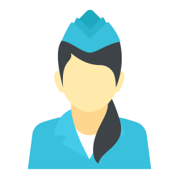 Air Hostess  Icon