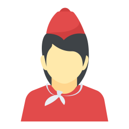 Air Hostess  Icon