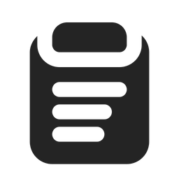 Clipboard Text  Icon